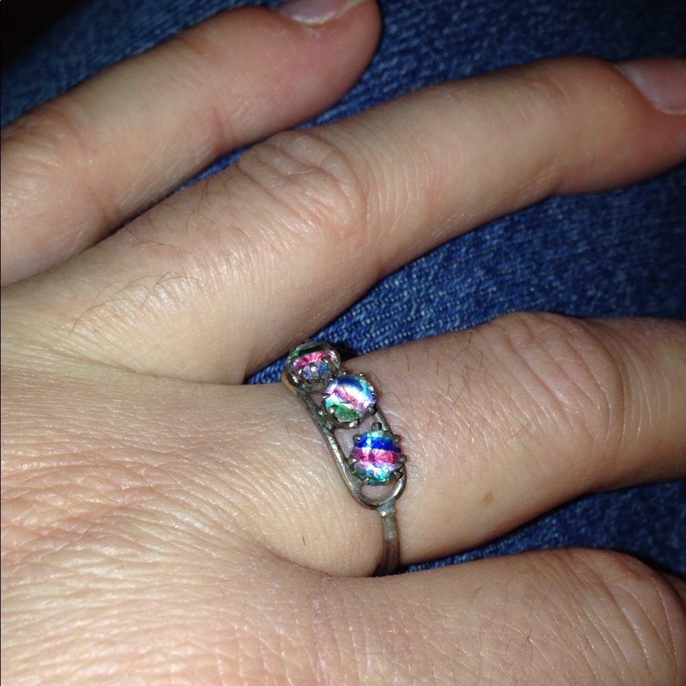 Rainbow Ring Silver - image 1
